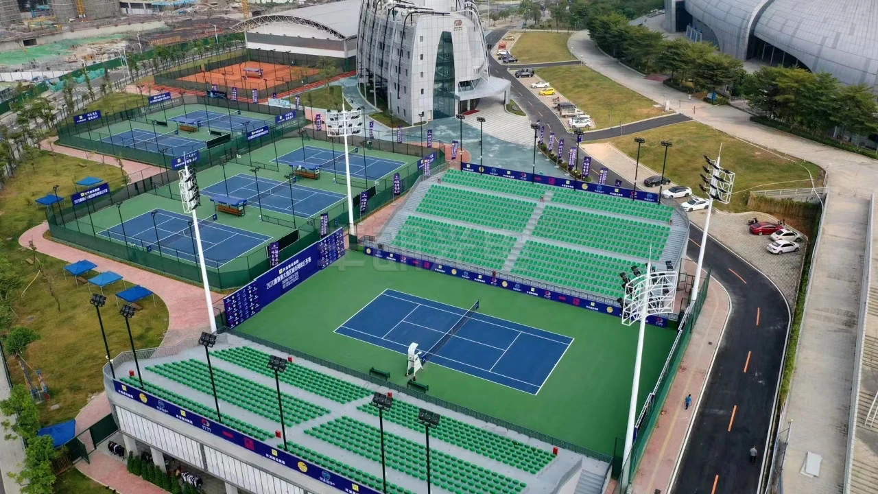 网球场照明案例-广州南沙网球中心-1