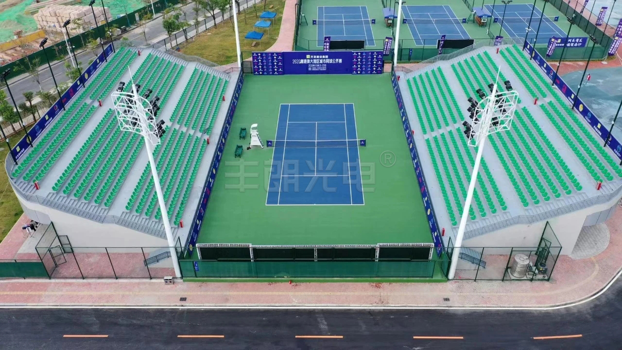 网球场照明案例-广州南沙网球中心-3