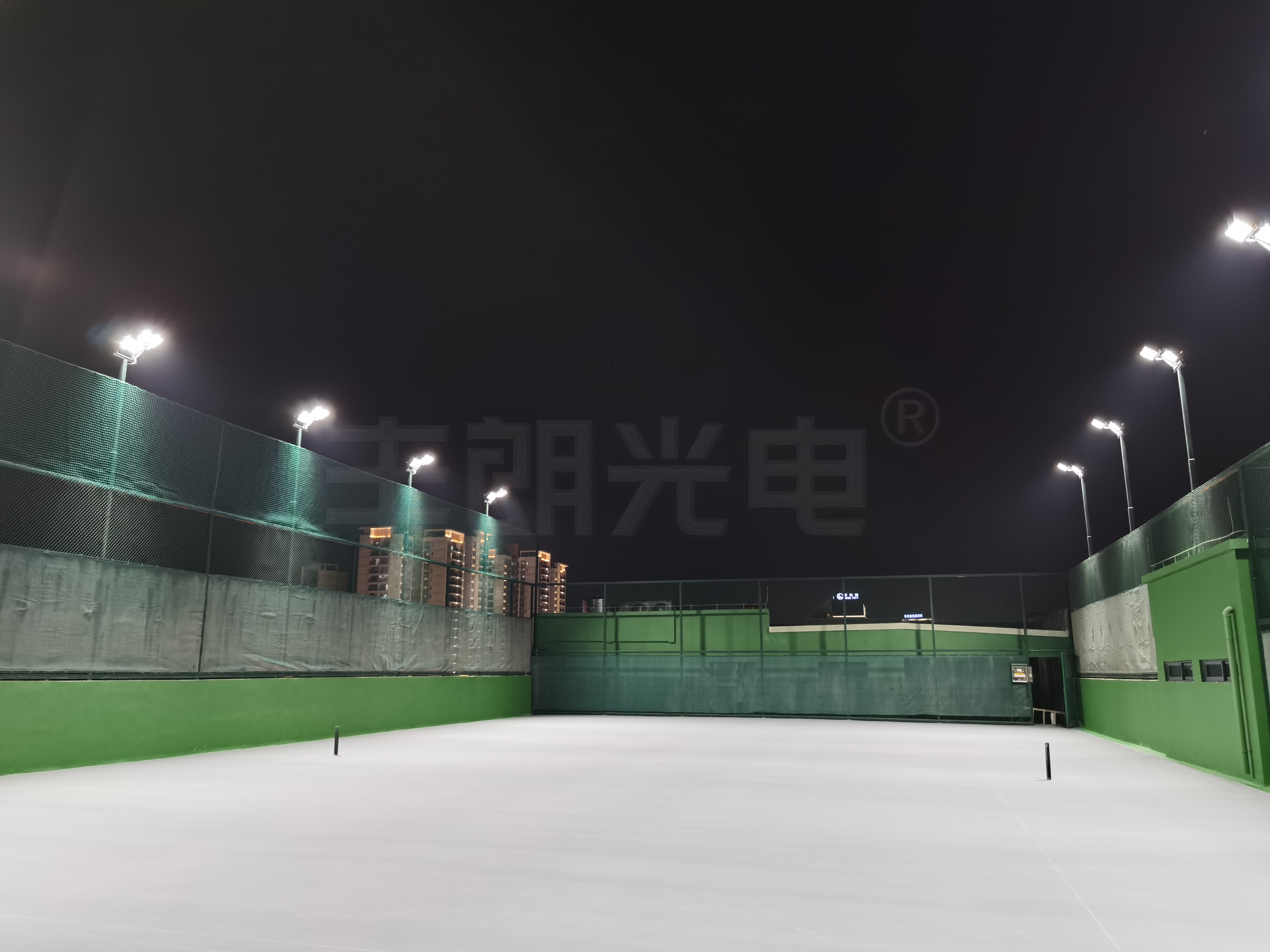 网球场照明案例-东莞大朗网球协会-1