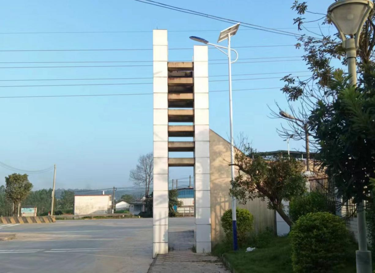 广东清远佛冈县迳头镇11个村居乡道安装太阳能路灯照亮村民出行路---丰朗光电