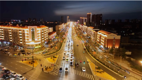 江苏连云港赣榆区路灯改造向让市民乐享“绿色光明”---丰朗光电